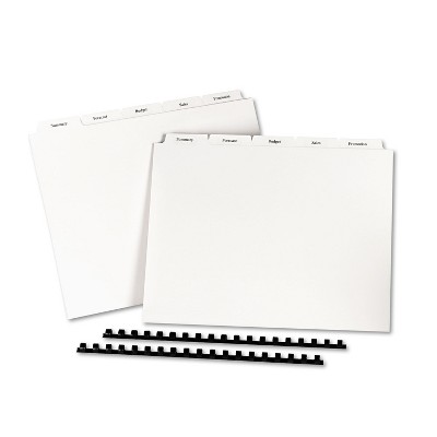 Avery Customizable Printon Dividers 5tab Letter 30 Sets 20405 Target
