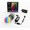 Twinkly Curtain App-Controlled LED Christmas Lights with 210 RGB+W (16 Million Colors + Warm White) LEDs. 5 by 7 feet. Clear Wire - 2 of 4
