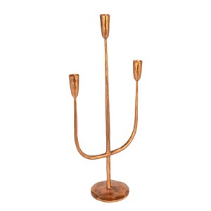 Storied Home Hand-Forged Metal Candelabra - 1 of 4