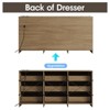 9 Drawer Wide Dresser Organizer with Charging Station, TV Stand - 3 of 4