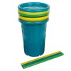 The First Years Greengrown Reusable Spill-proof Sippy Toddler Cups - Blue -  3pk/10oz : Target