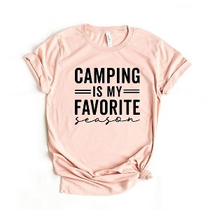 Simply Sage Market Women's Camping Is My Favorite Season Short Sleeve Graphic Tee - 1 of 3