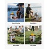 Mojgar Camping Rocket Stove, Wood Burning Portable Rocket Stove with Carrying Bag - 3 of 4