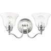 Livex Lighting Moreland 2 - Light Vanity in  Polished Chrome - 3 of 4