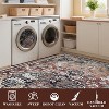 Ultra-Thin Vintage Runner Rug - Washable, Non-Slip, Non-Shedding, Stain-Resistant Hallway Carpet for Entryway - 4 of 4