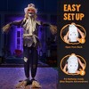 Joyfy 70'' Halloween Standing Scarecrow Decoration, Scary Animated Decor Prop with Motion for Yard Farm Lawn Garden Outdoor Indoor Haunted House Decor - 4 of 4
