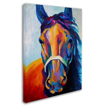 Trademark Fine Art -Marion Rose 'One Of The Boys' Canvas Art