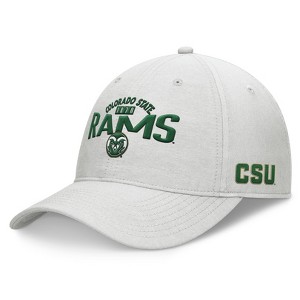 NCAA Colorado State Rams Unstructured Chambray Cotton Hat - Gray - 1 of 4