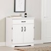 South Shore Farnel Cabinet Pure White : Laminated Particle Board, 2 Shelves, 1 Drawer, CARB Certified - 4 of 4