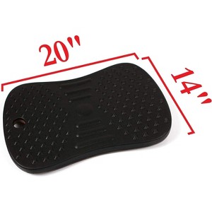 Seville Classics airLIFT Premium Anti Fatigue Wooden Balance Wobble Board Mat - 1 of 4