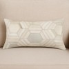 12" X 20" Brown and White Cowhide Throw Pillow - 2 of 4