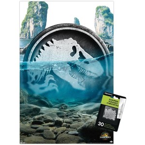 Trends International Jurassic World: Rebirth (2025) - Water Logo Unframed Wall Poster Prints - 1 of 4