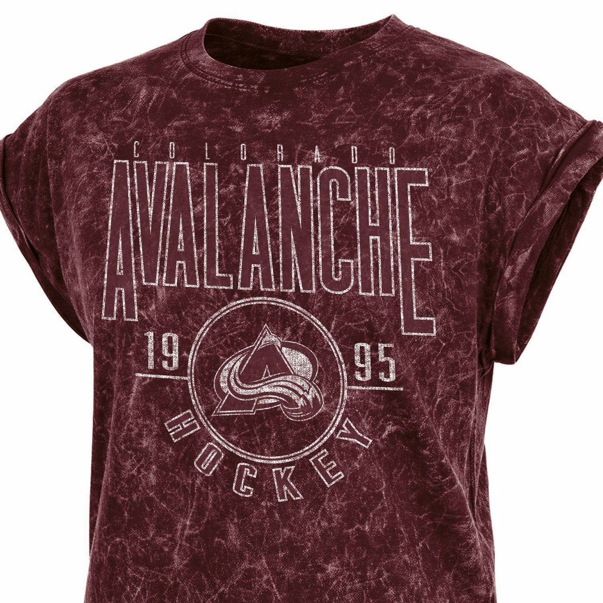 NHL Colorado Avalanche Women's Short Sleeve Fashion T-Shirt - thumbnail 3