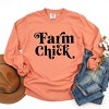 Simply Sage Market Women's Farm Chick Long Sleeve Garment Dyed Tee - 2 of 3