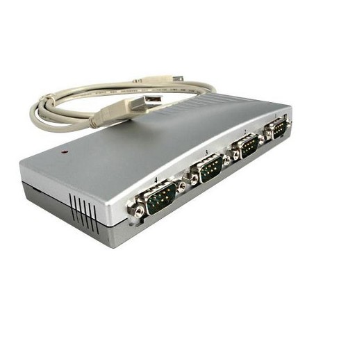 StarTech 4 Port USB to RS232 Serial Adapter Hub - ICUSB2324 - image 1 of 4