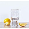 tag Bubble Glass Footed All Purpose Clear Drinking Glasses - 10oz Capacity, Dishwasher Safe, 5.25" H x 3" L x 3" W - 2 of 2