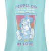 Juniors Womens Hercules Valentine's Day People Do Crazy Things Racerback Tank Top - 2 of 4