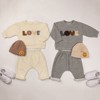 MyKids-USA Baby LOVE Graphic Hoodies Combo Pants Kids Valentine’s Day Sets - 3 of 3