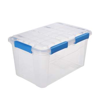  Rubbermaid Wrap N' Craft, Plastic Storage Container for Wrapping  Paper and Crafting Supplies, Fits Up to 20 Rolls of Standard 30” Wrapping  Paper, Two Compartments, Slim Design, Clear Exterior : Health