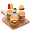 Big Dot of Happiness Fire Up the Grill - Dessert Cupcake Toppers - Summer BBQ Picnic Party Clear Treat Picks - Set of 24 - 3 of 4