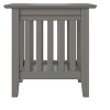 AFI Furnishings Mission Chair Side Table Grey - 4 of 4