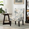 Vynxaria Capa Print Fabric Armless Contemporary Accent Chair - 4 of 4