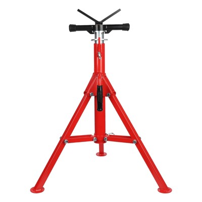 WhizMax Heavy Duty Pipe Jack Stand, 28"-52" Adjustable Folding Pipe Stand, 2500 lbs Load Capacity, for Welding, Automotive and Construction Projects
