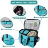 PetAmi Dog Travel Bag, Pet Supplies Organizer with Pockets, Food Container Collapsible Bowls, Gift Accessories Weekend Camping - 4 of 4