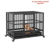 Heavy Duty Metal Dog Crate, 37 ”/42.5 ” /48 ” Dog Cage with Wheels Folding Indoor Dog Crate Perfect for Small Medium and Large Pets - 2 of 4