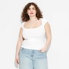 Women's Cap Sleeve Portrait Neck T-Shirt - Wild Fable™ - 2 of 3