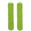Dr. Seuss Women's The Grinch Always Naughty Cozy Fuzzy Anti-Slip Grip Knee-High Slipper Socks 1 Pair (OSFM) Green - 2 of 4