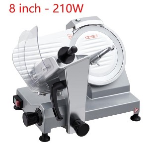 Commercial 18" Electric Meat Slicer Blade Food Slicer Cutter 210W With Child Lock - 1 of 4