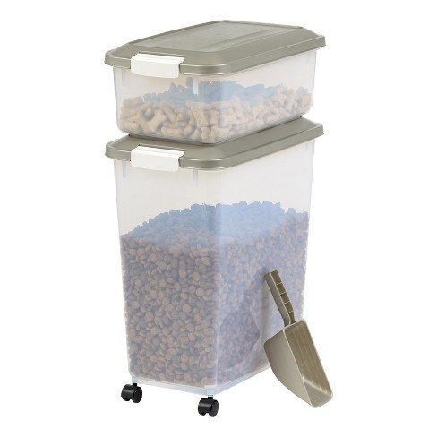 Stacking dog food containers fashion