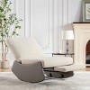 Modern Rocking Chair Recliner,Comfy Rocker Nursery Chair with Footrest,Accent Reading Chair,Upholstered Lounge Chair,Soft Padded Rocker-Cuddlewood - 2 of 4