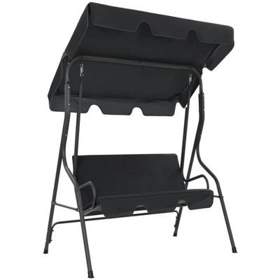Garden Swing Bench Anthracite 66.9"x43.3"x60.2"