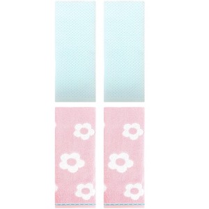 REGALWOVEN 4 Pcs Bathroom Hotel and Spa Waffle Cotton Hand Towels - 1 of 4