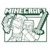 Men's Minecraft Steve and Alex Attack T-Shirt - 2 of 4