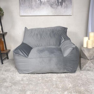 PAGED Modern Bean Bag Chair Comfy Sofa Chair with Armrests and Removable Cover, Velvet Single Reading Chair for Adults, Teens, Kids - 1 of 4