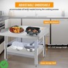 Commercial Stainless Steel Equipment Stand - 48"x30"x24" with 1000Lb Top Shelf & Adjustable Legs - 3 of 4