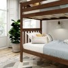 Plank+Beam Solid Wood Twin over Twin Bunk Bed with Ladder for Adults, No Box Spring Needed - 2 of 4