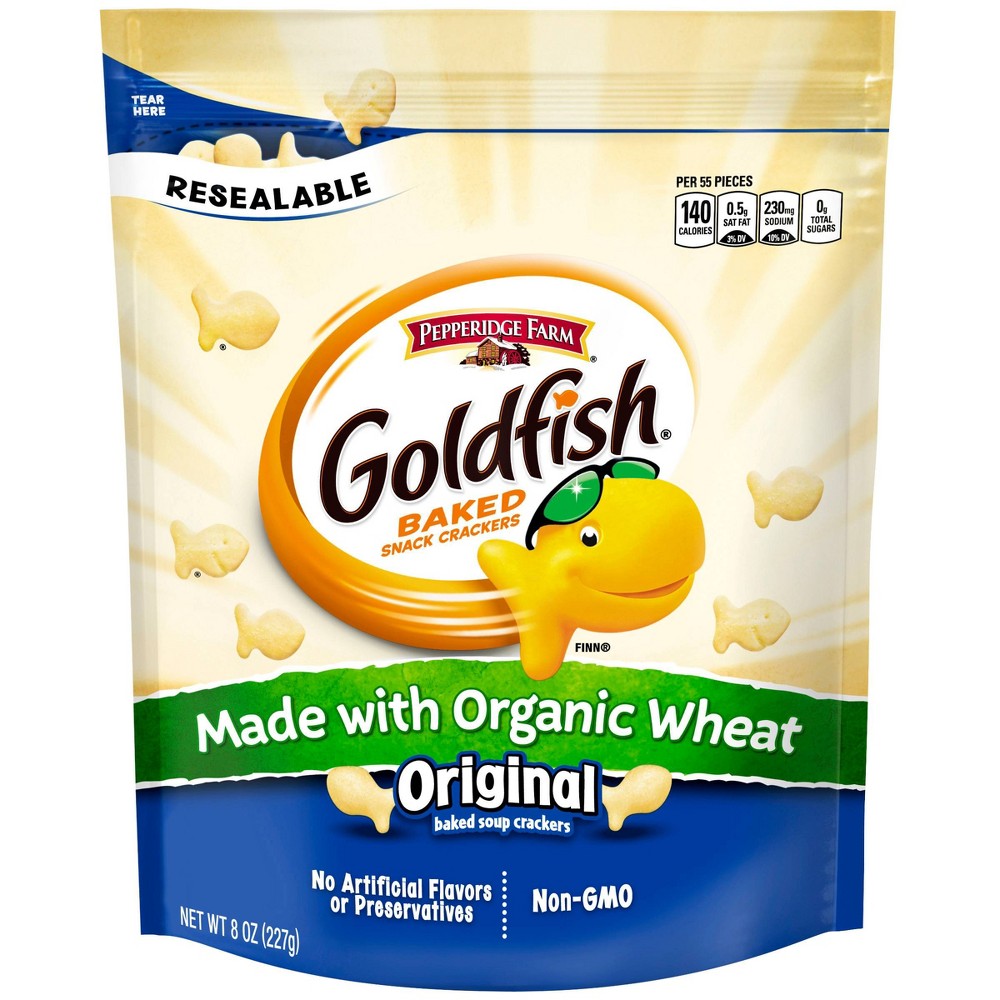 UPC 014100046660 product image for Pepperidge Farm Goldfish Made with Organic Wheat Saltine Crackers - 8oz Re-seala | upcitemdb.com