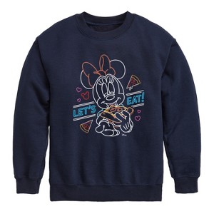 Boys' - Disney - Minnie Mouse Graphic Long Sleeve Fleece Sweatshirt - 1 of 4