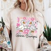 Funny Goose Bumps Floral T-Shirt, White, Natural and Black Sarcastic Goose Tee Gifts| OrnamentallyYou - 4 of 4