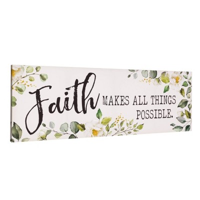 Faith Oversized Kitchen Framed Wall Canvas - Crystal Art Gallery