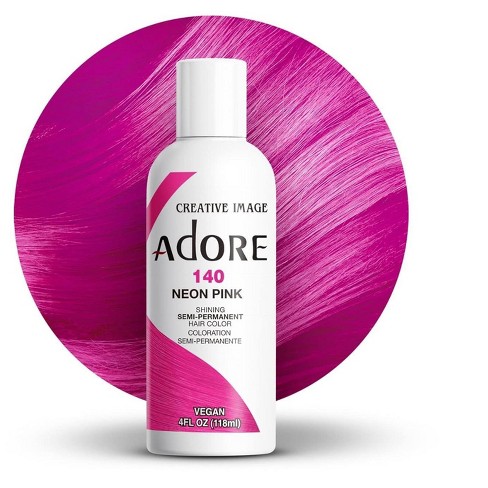 Creative Image Adore Semi-Permanent Hair Color - 140 NEON PINK - Haircolor Dye - image 1 of 3