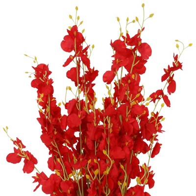 REGALWOVEN Home Wedding Party DIY Artificial Dancing Lady Orchids 36.2" 10 Pcs