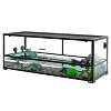 REPTIZOO 67 Gallon Large Turtle Tank Aquarium, 48"×18"×18" Tortoise Habitat Water-Land Ecological Turtle Tank with Drainage System Aquatic Turtle Tank - 4 of 4