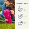 Reduce 40oz Cold1 Vacuum Insulated Stainless Steel Straw Tumbler Mug - 4 of 4