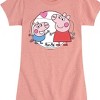 Girls' - Peppa Pig - George Heart Fitted Short Sleeve Graphic T-Shirt - image 2 of 4