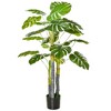 Cesicia 4FT Artificial Monstera Tree, Faux Decorative Plant in Nursery Pot for Indoor or Outdoor D¨¦cor - 2 of 4